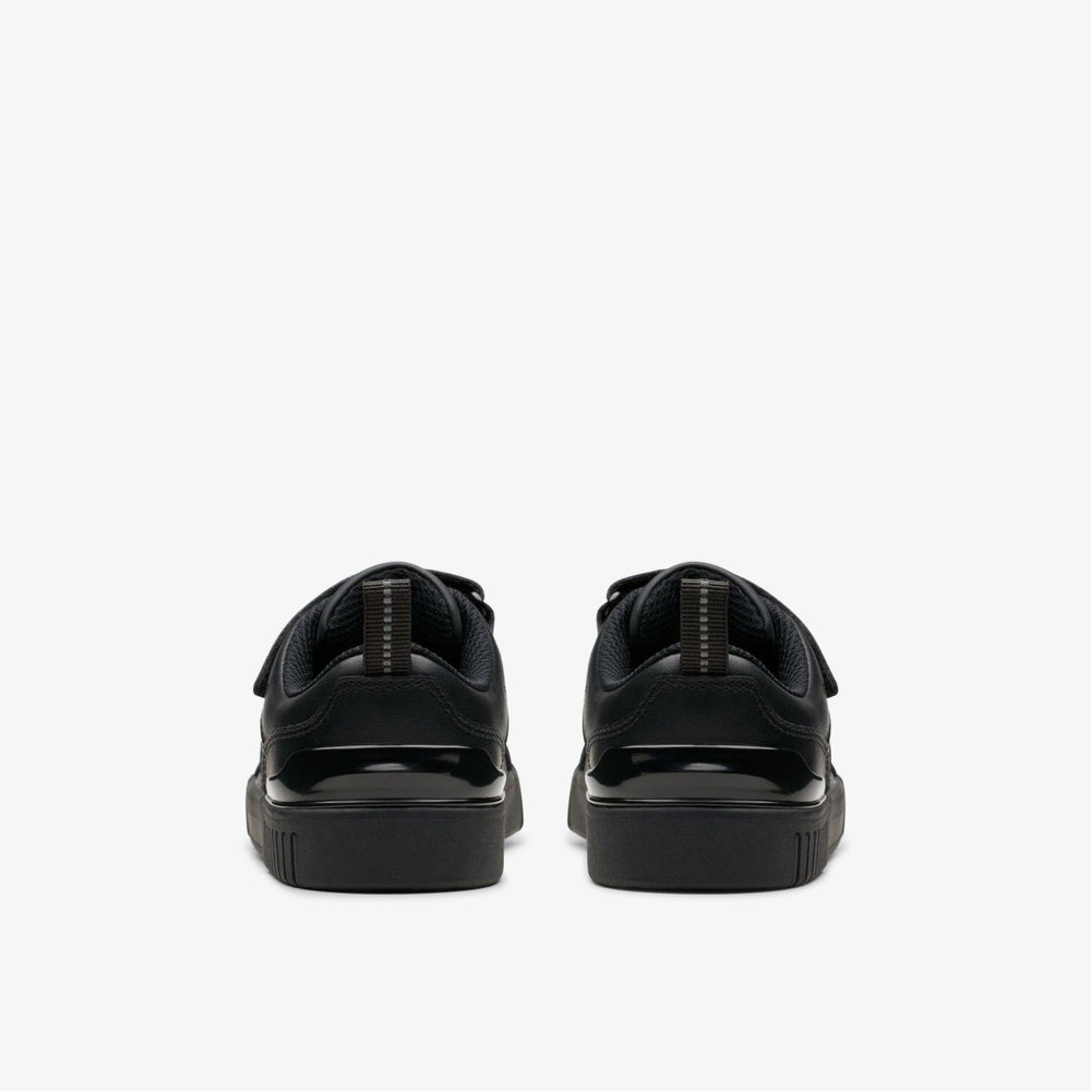 Oslo Flare Kid Black Leather | Clarks For Sale