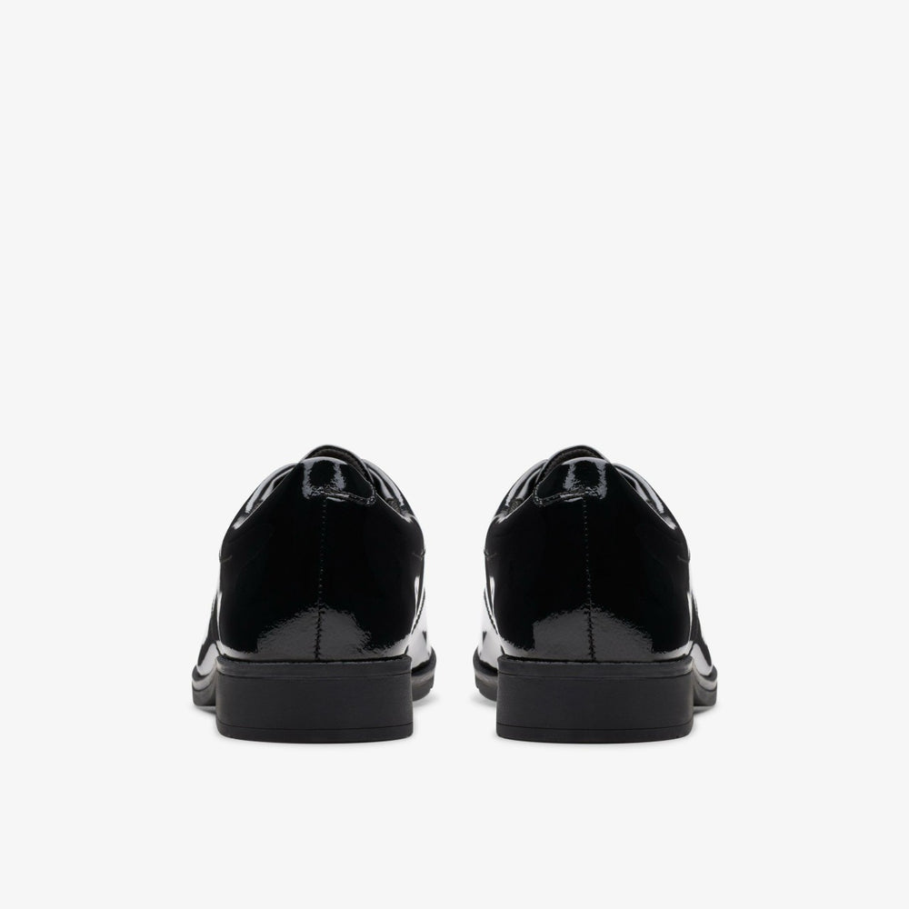 Aubrie Dress Youth Black Patent | Clarks For Sale