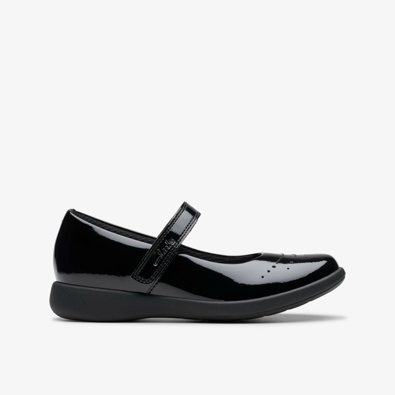 Etch Gem Kid Black Patent | Clarks Sale