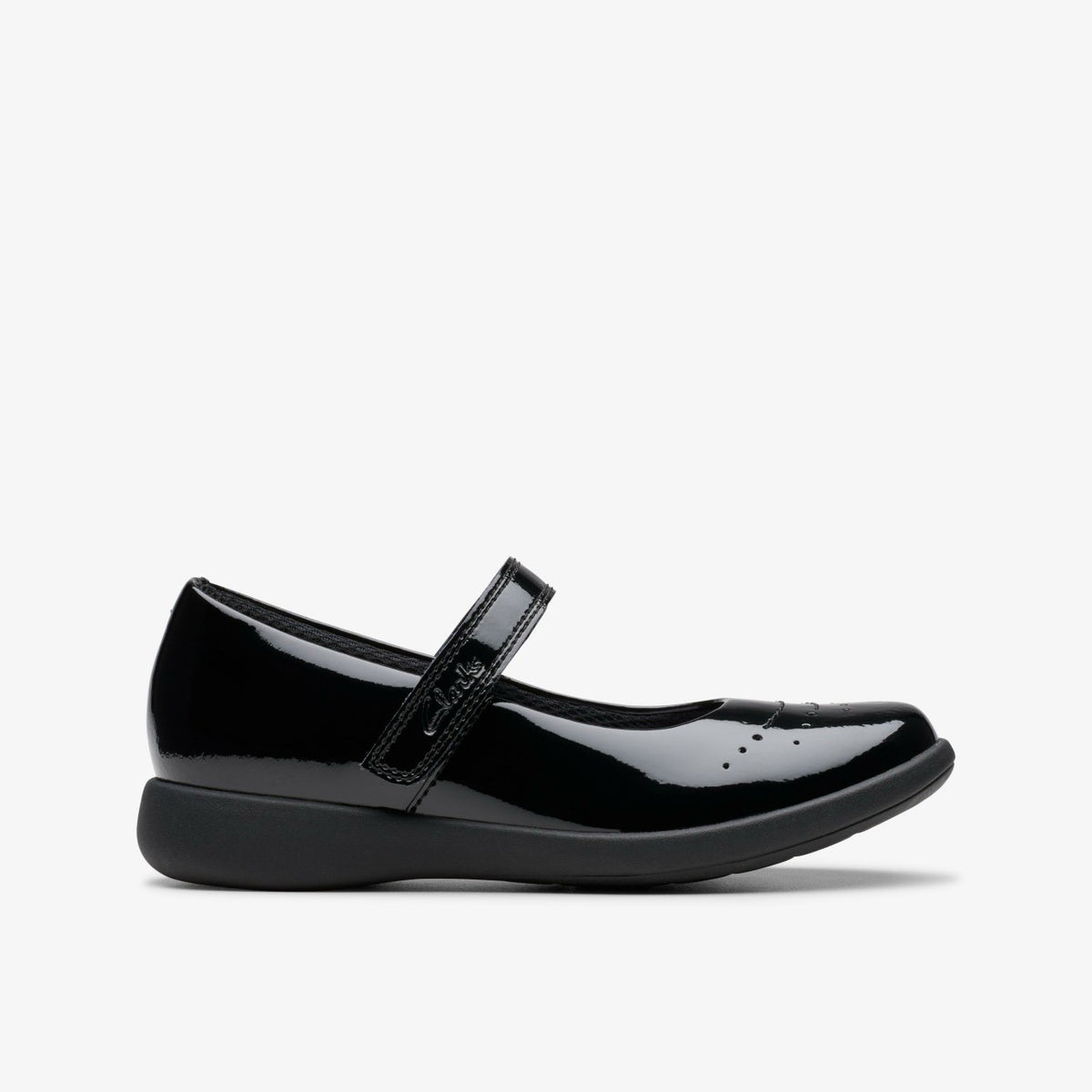 Etch Gem Kid Black Patent | Clarks Sale