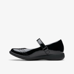 Etch Gem Kid Black Patent | Clarks Sale