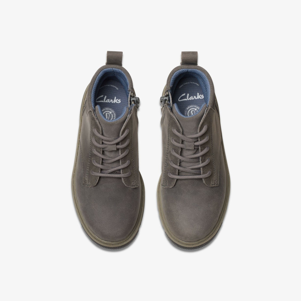 Lorcam Trail Older Dark Grey | Clarks