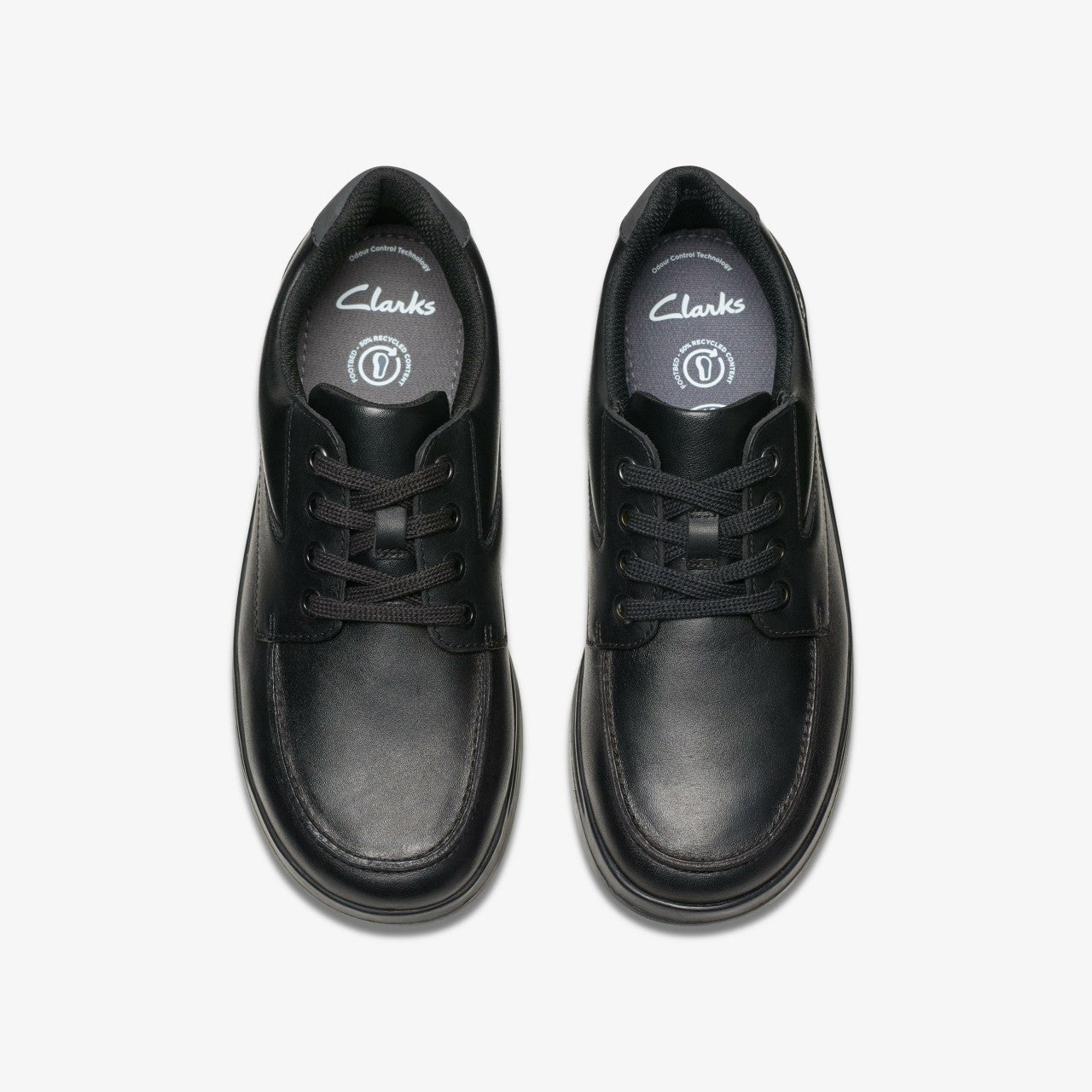 Keelan Flare Youth Black Leather | Clarks Discount