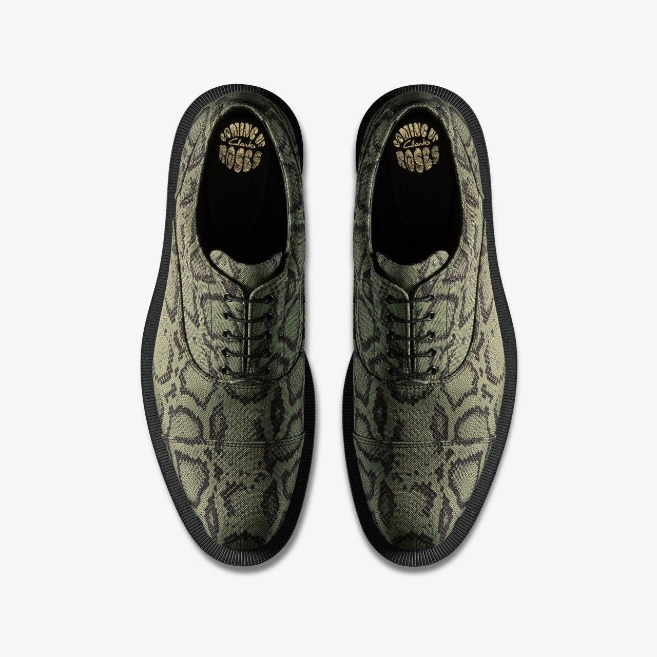 Martine Rose Oxford 2 Mens Green Textile | Clarks Discount