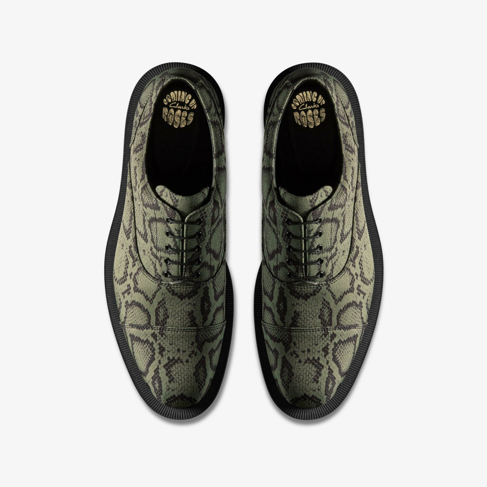 Martine Rose Oxford 2 Mens Green Textile | Clarks Discount