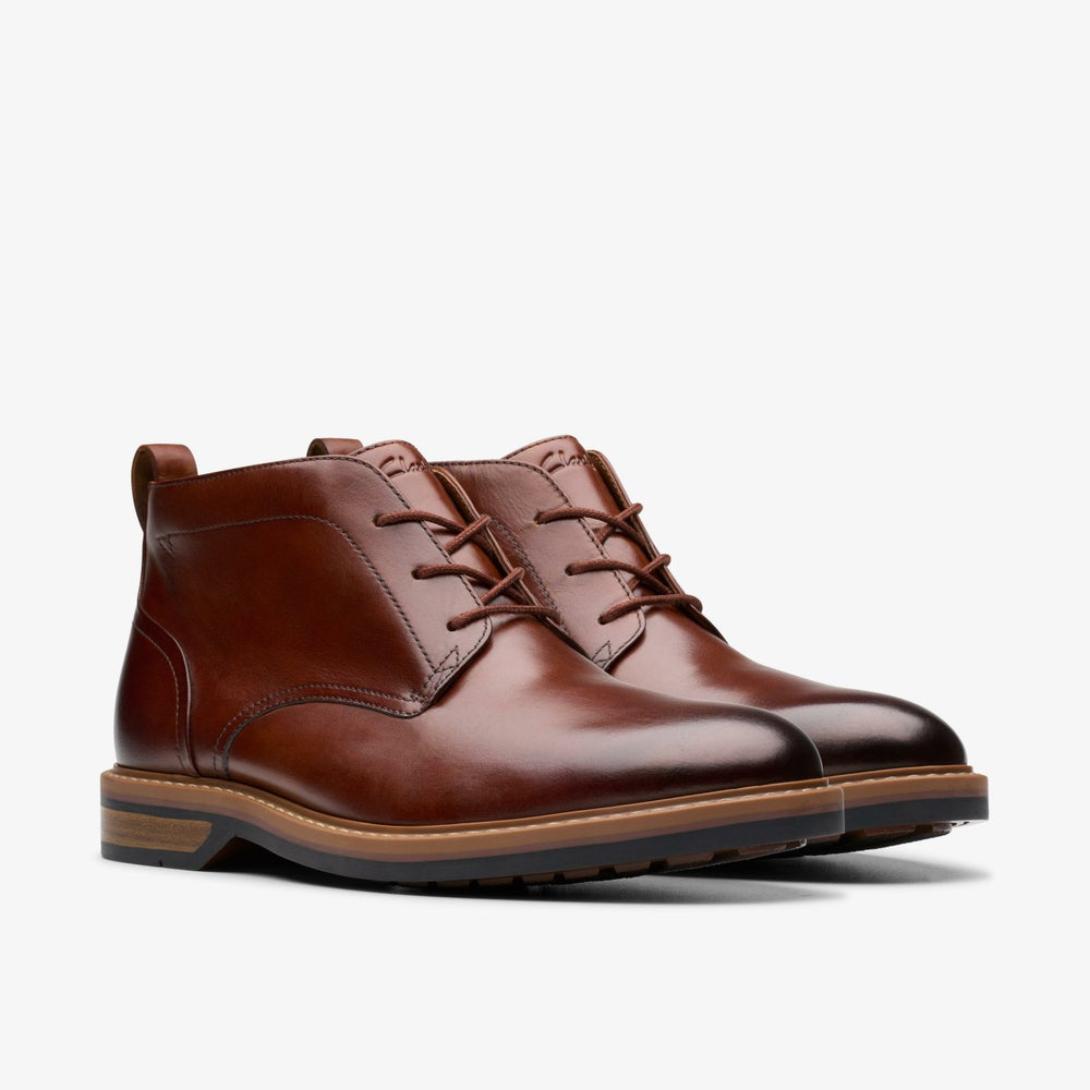 Aldwin Chukka Mid Tan Leather | Clarks US