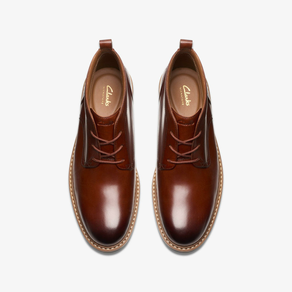 Aldwin Chukka Mid Tan Leather | Clarks US