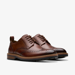 Aldwin Limit Brogue Mid Tan Leather | Clarks For Sale
