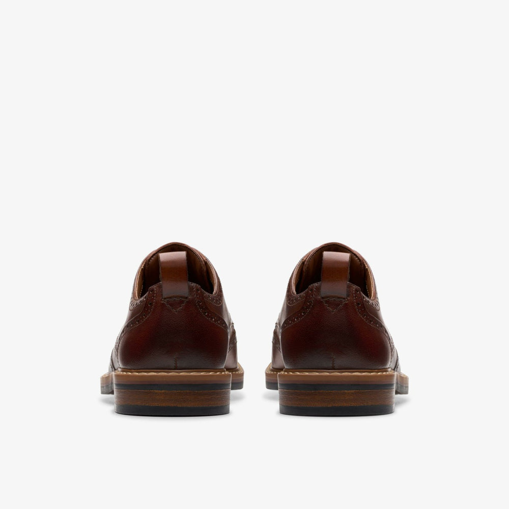 Aldwin Limit Brogue Mid Tan Leather | Clarks For Sale