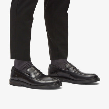 Aldwin Step Loafer Black Leather | Clarks Onsale