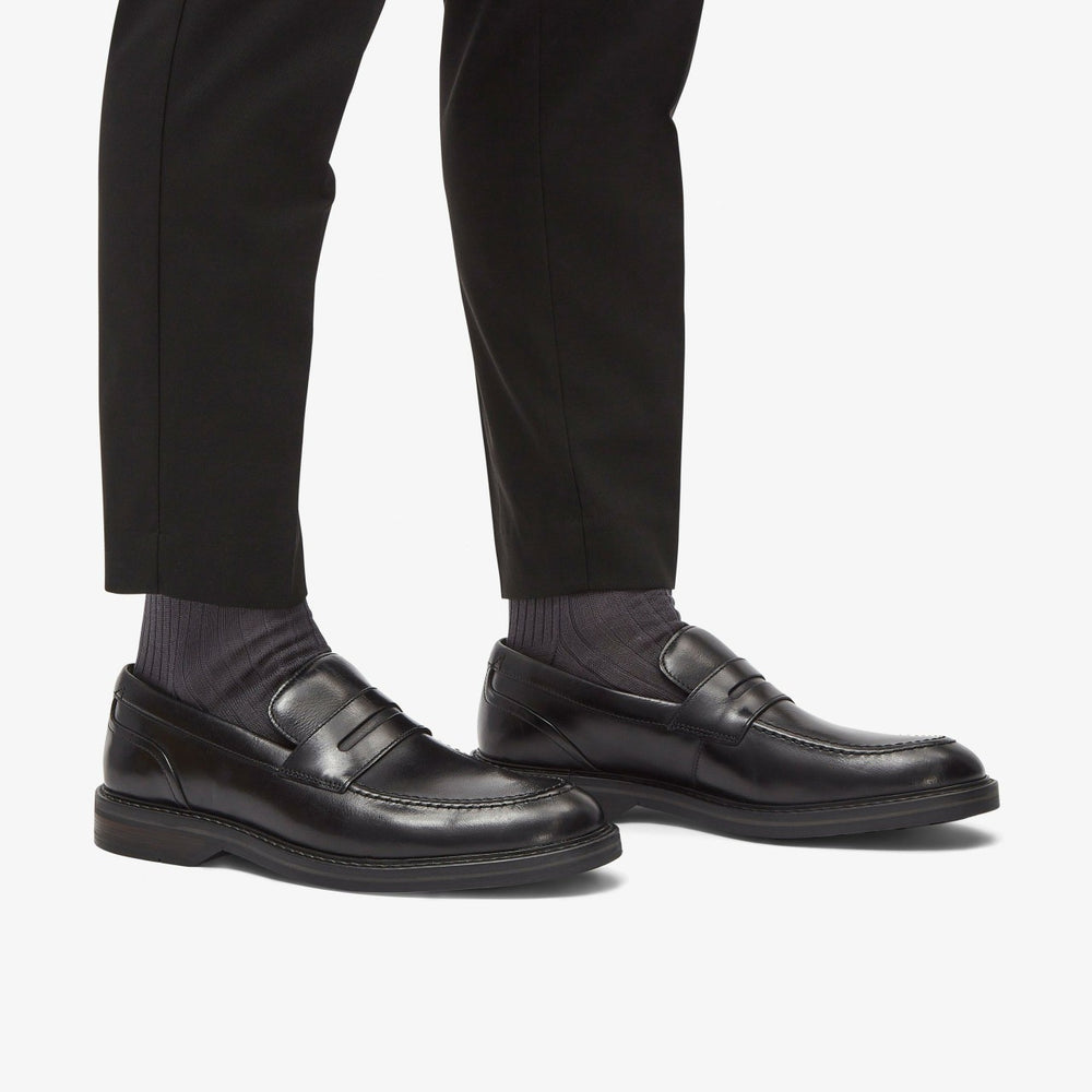 Aldwin Step Loafer Black Leather | Clarks Onsale