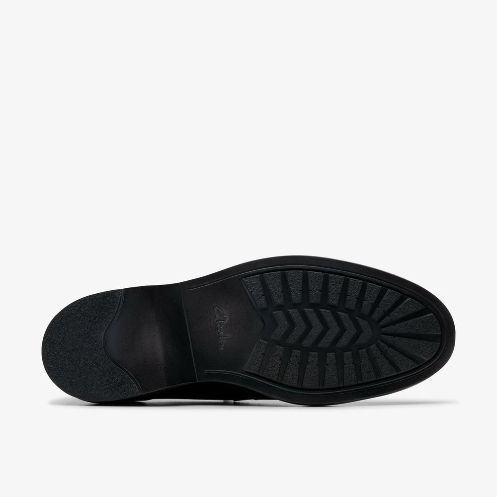 Aldwin Step Loafer Black Leather | Clarks Onsale
