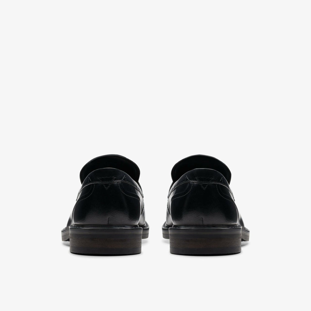 Aldwin Step Loafer Black Leather | Clarks Onsale