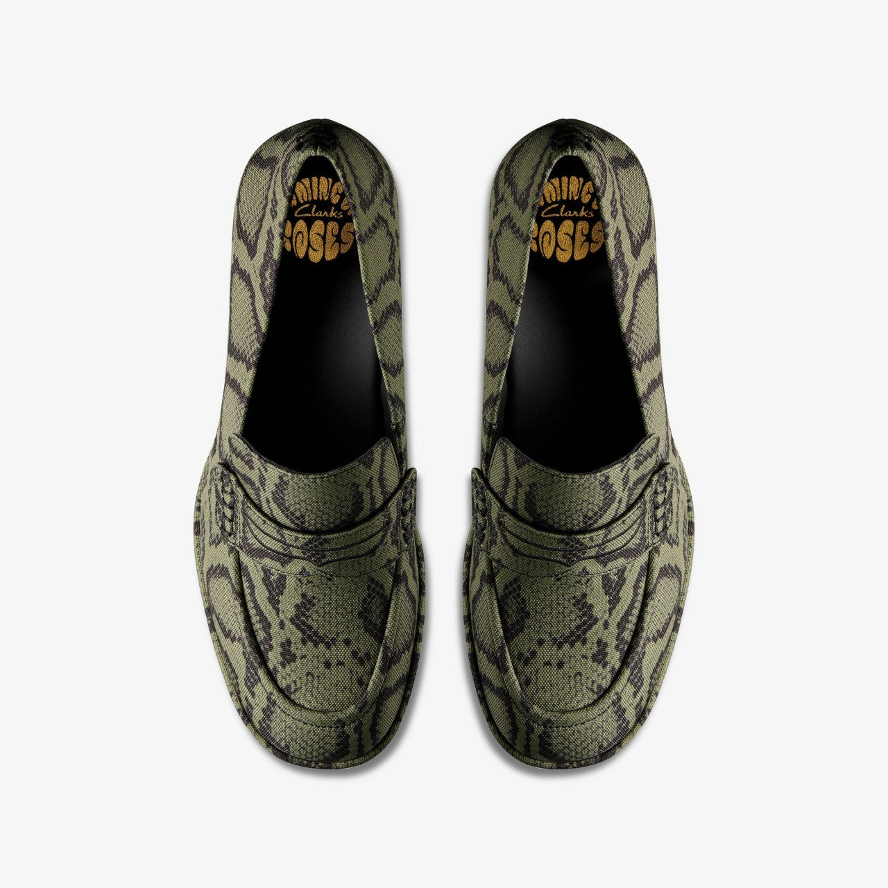 Martine Rose Loafer 2 Green Textile | Clarks Discount