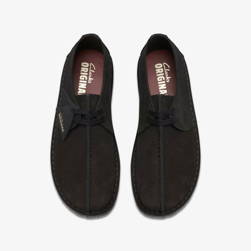 Desert Trek Black Suede | Clarks Discount