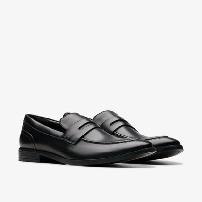 Brandon Step Loafer Black Leather | Clarks Onsale