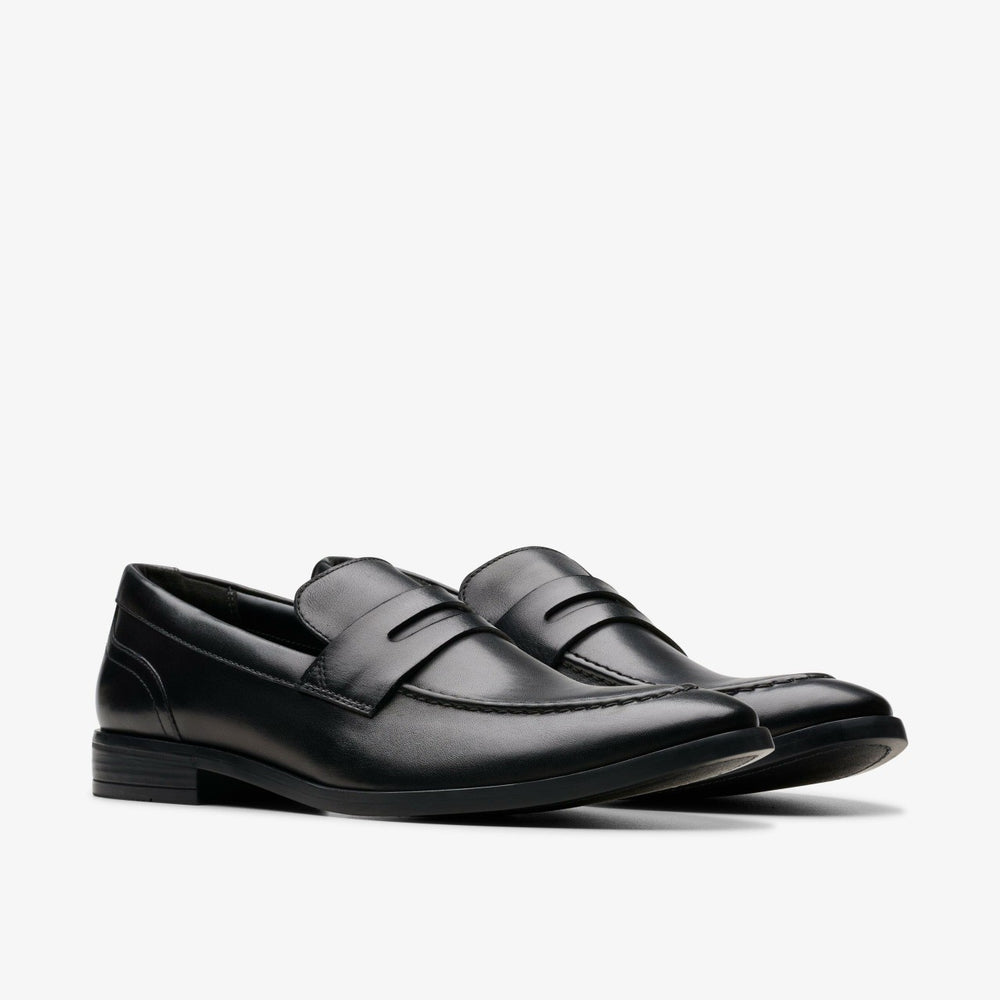 Brandon Step Loafer Black Leather | Clarks Onsale