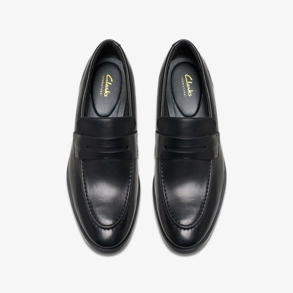 Brandon Step Loafer Black Leather | Clarks Onsale