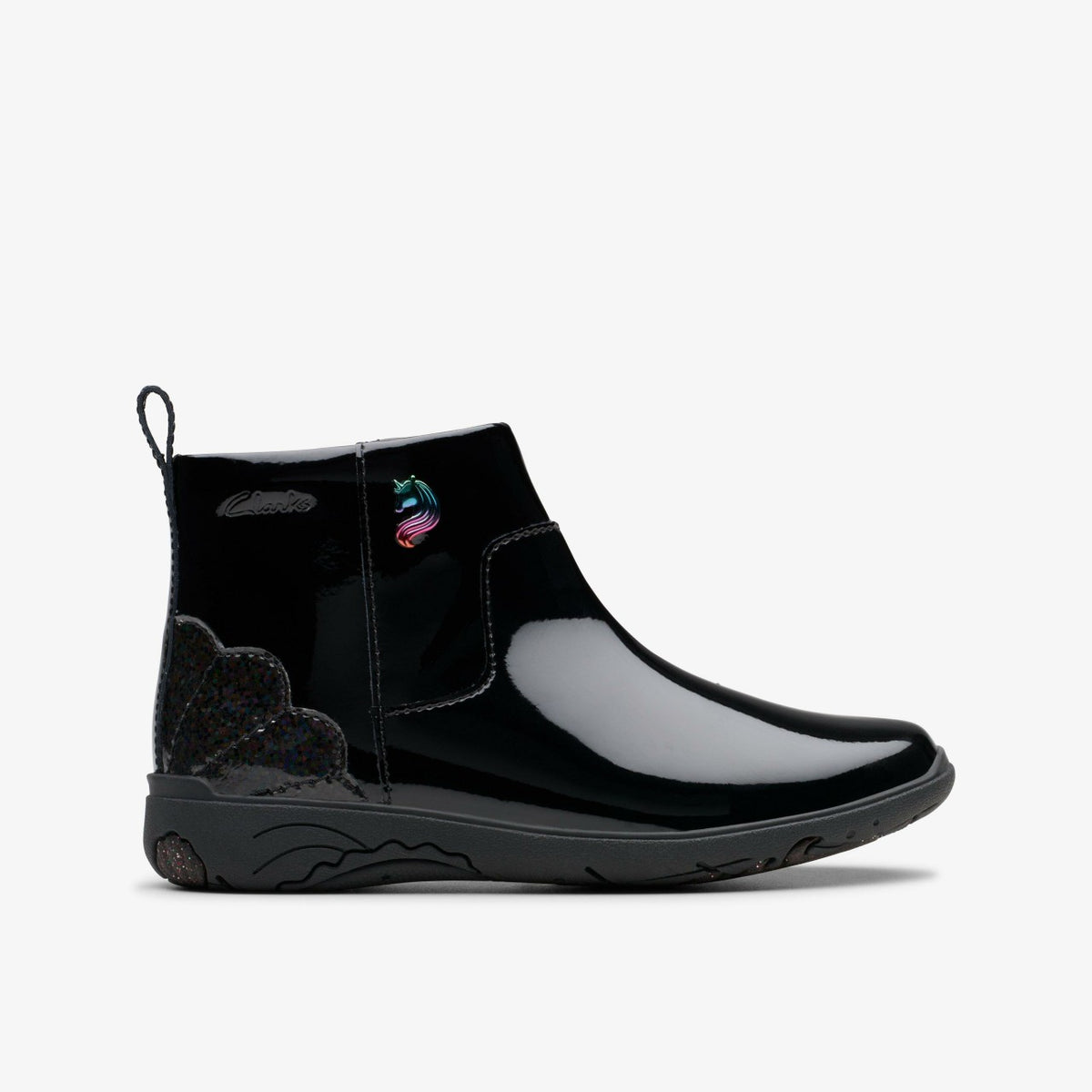 Relda Glow Kid Black | Clarks US