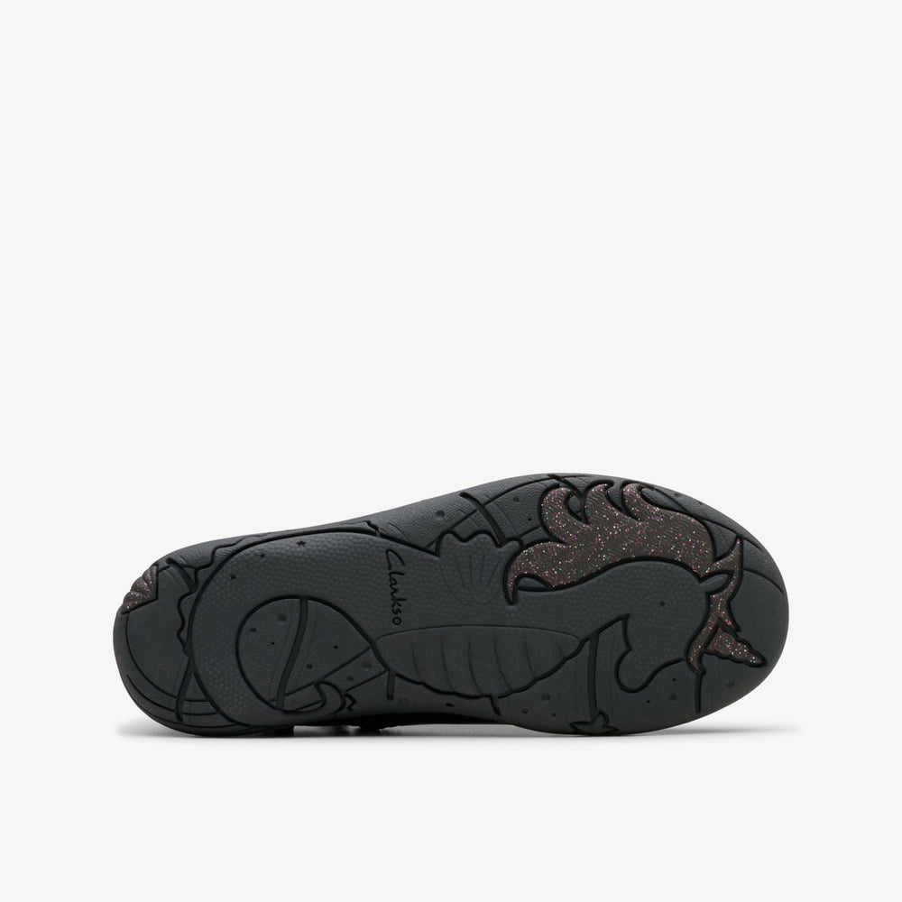 Relda Glow Kid Black | Clarks US