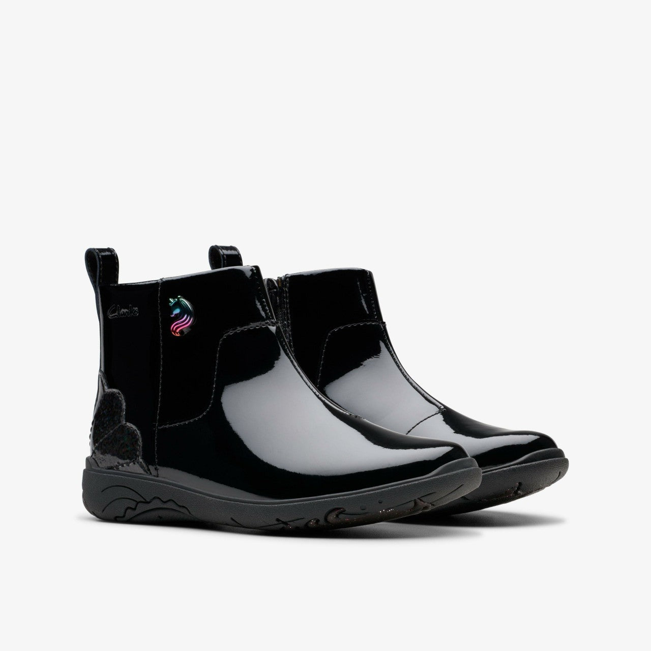 Relda Glow Kid Black | Clarks US