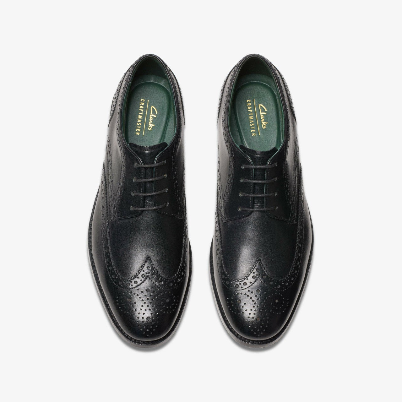 Craft James Tip Brogue Black Leather | Clarks Onsale