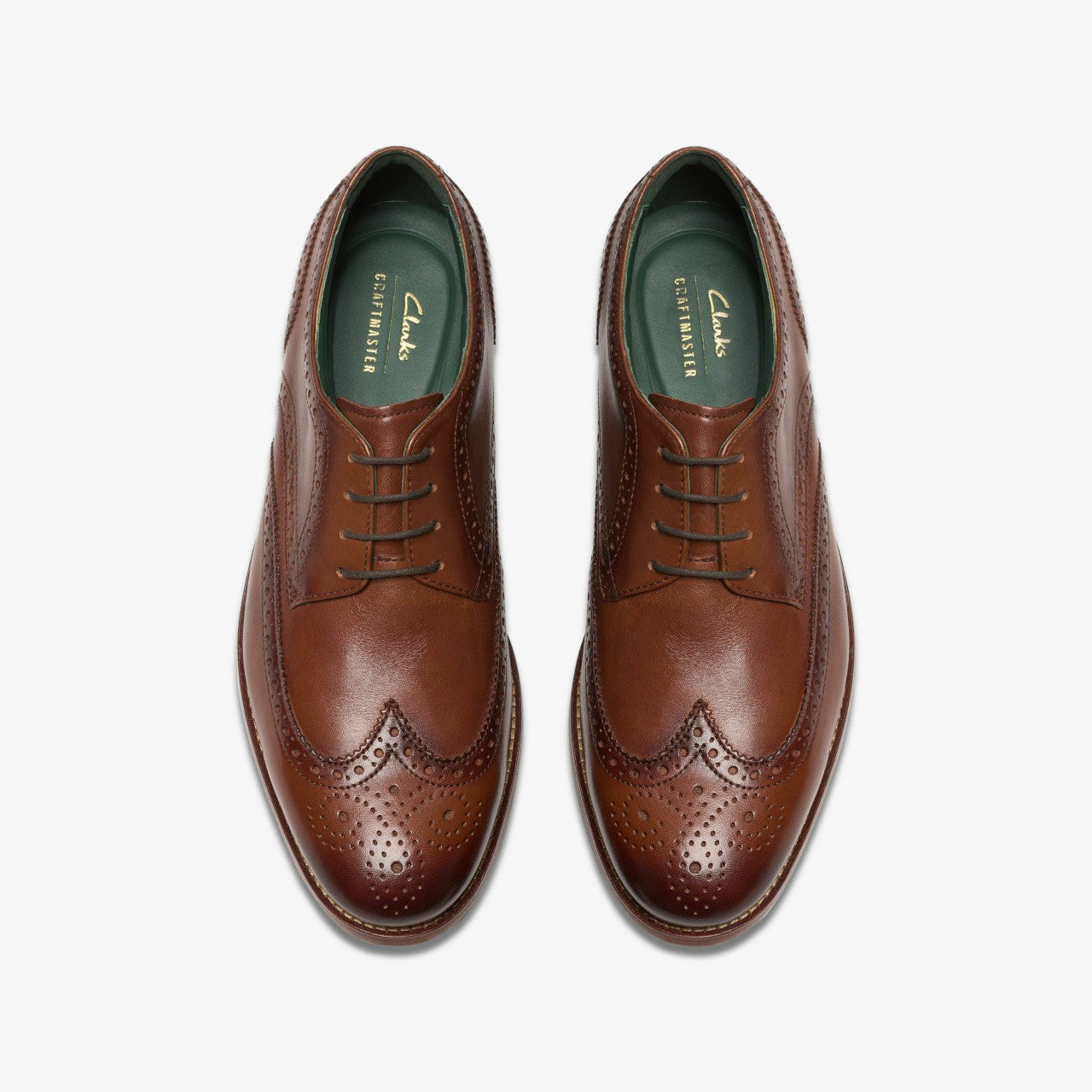 Craft James Tip Brogue Mid Tan Leather | Clarks For Sale