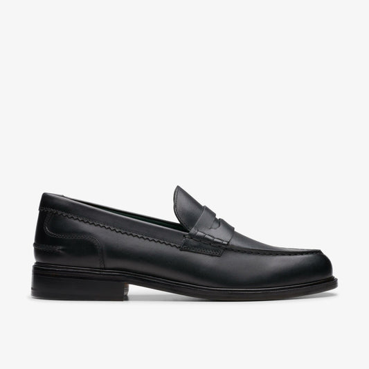 Craft James Lo Loafer Black Leather | Clarks Sale