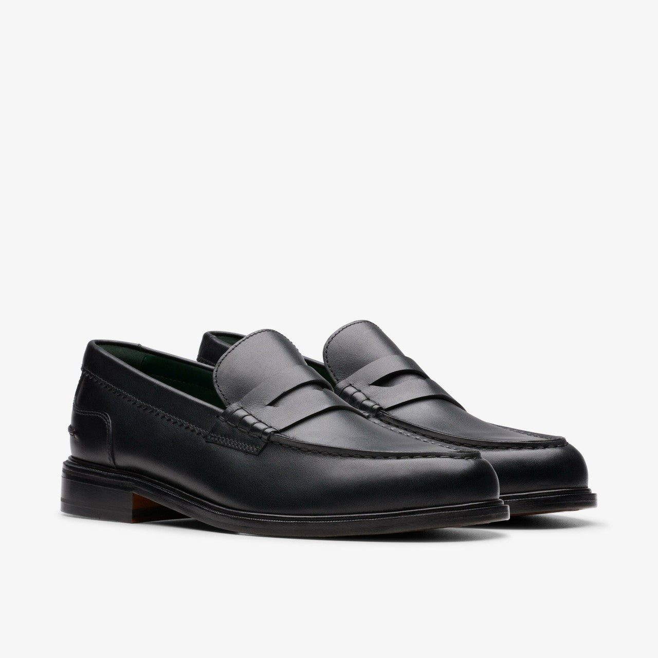 Craft James Lo Loafer Black Leather | Clarks Sale