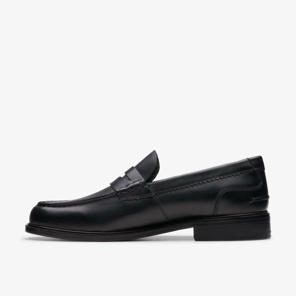 Craft James Lo Loafer Black Leather | Clarks Sale