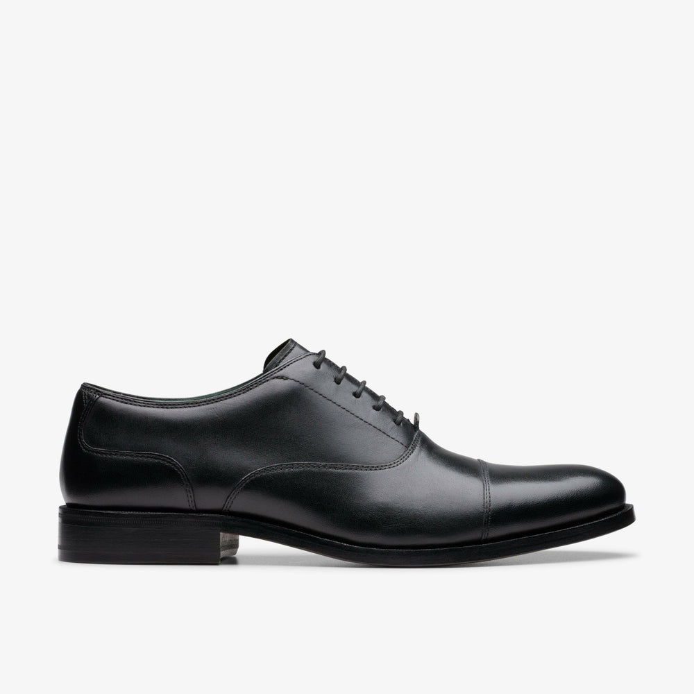Craft James Cap Black Leather | Clarks Discount