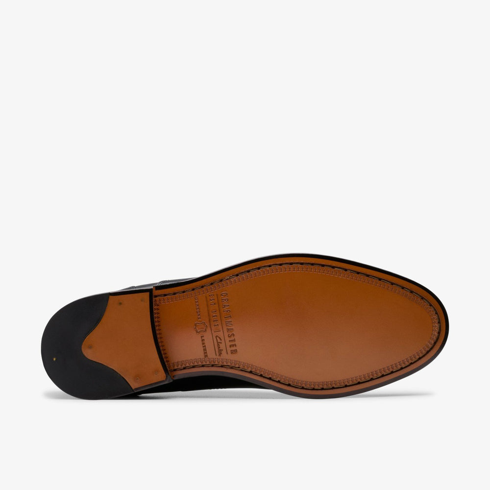 Craft James Cap Black Leather | Clarks Discount