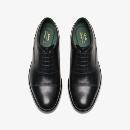 Craft James Cap Black Leather | Clarks Discount