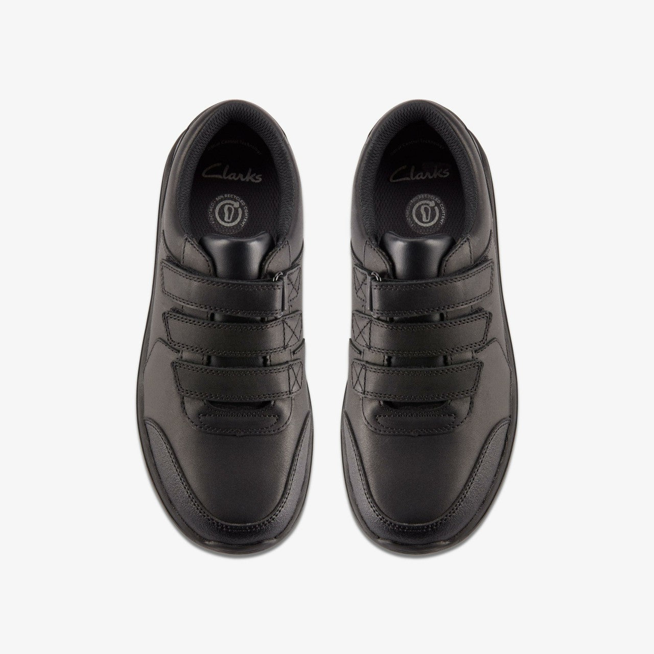 Daze Step 2 Youth Black Leather | Clarks US