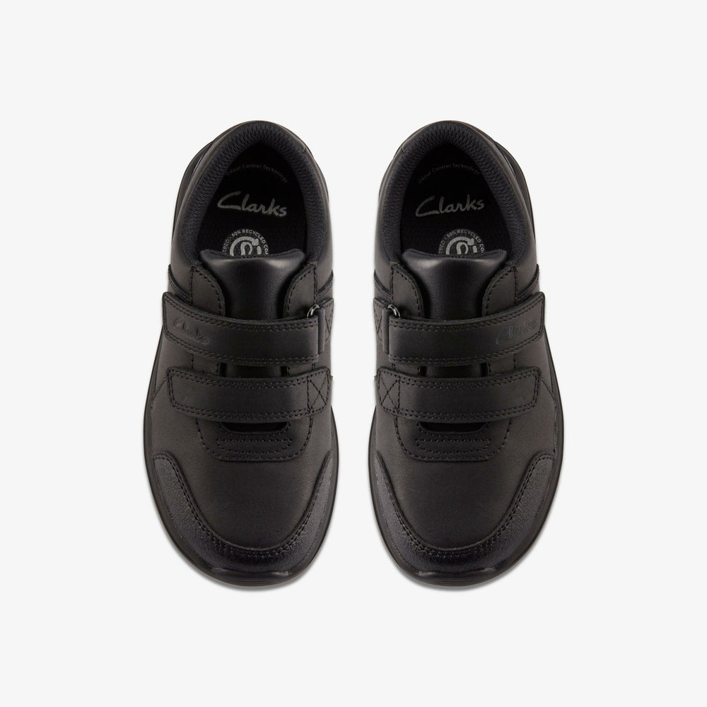 Daze Step 2 Kid Black Leather | Clarks