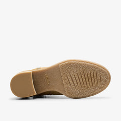 Cassiano Zip Ankle Boot Light Tan Suede | Clarks Onsale