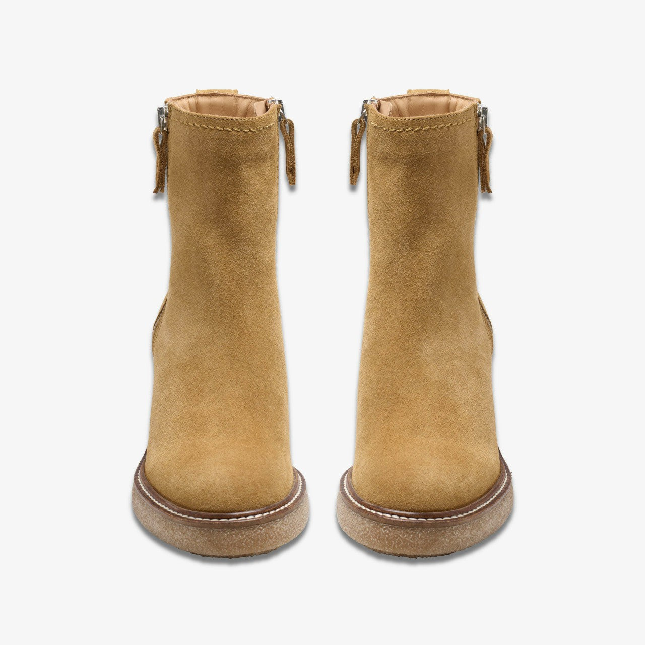 Cassiano Zip Ankle Boot Light Tan Suede | Clarks Onsale