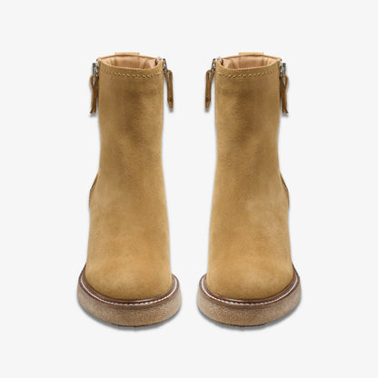 Cassiano Zip Ankle Boot Light Tan Suede | Clarks Onsale