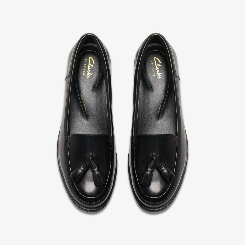 Havisham Edge Loafer Black Leather | Clarks Onsale