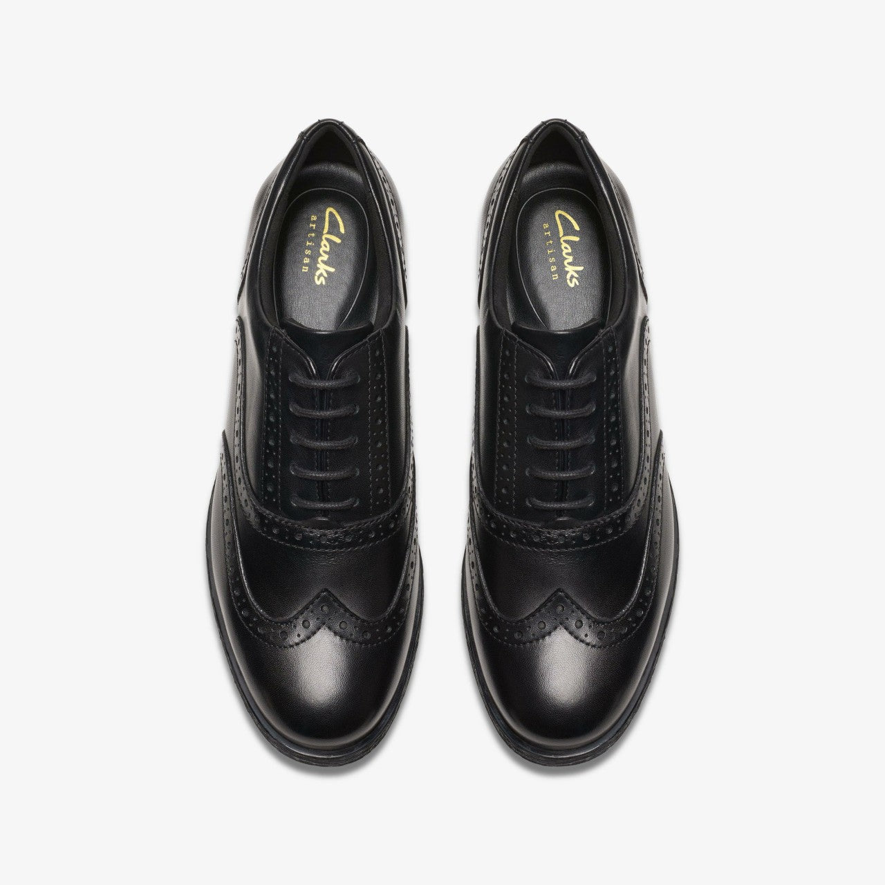 Havisham Oak Black Leather | Clarks Onsale
