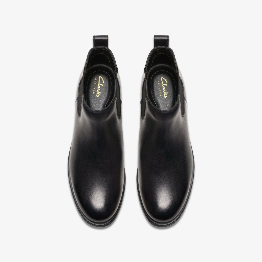 Havisham Top Ankle Boot Black Leather | Clarks US