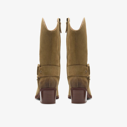 Morzine Rise Dark Sand Suede | Clarks Discount
