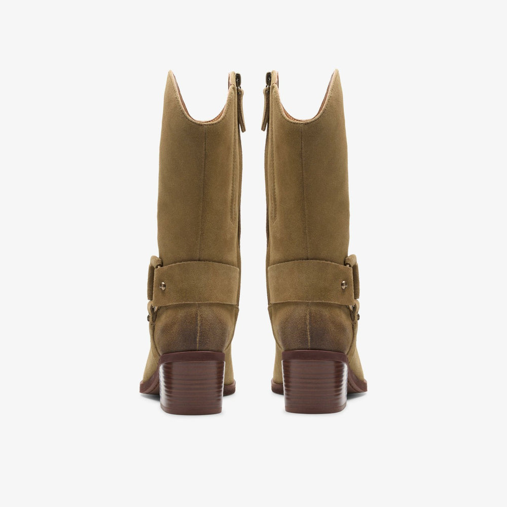 Morzine Rise Dark Sand Suede | Clarks Discount