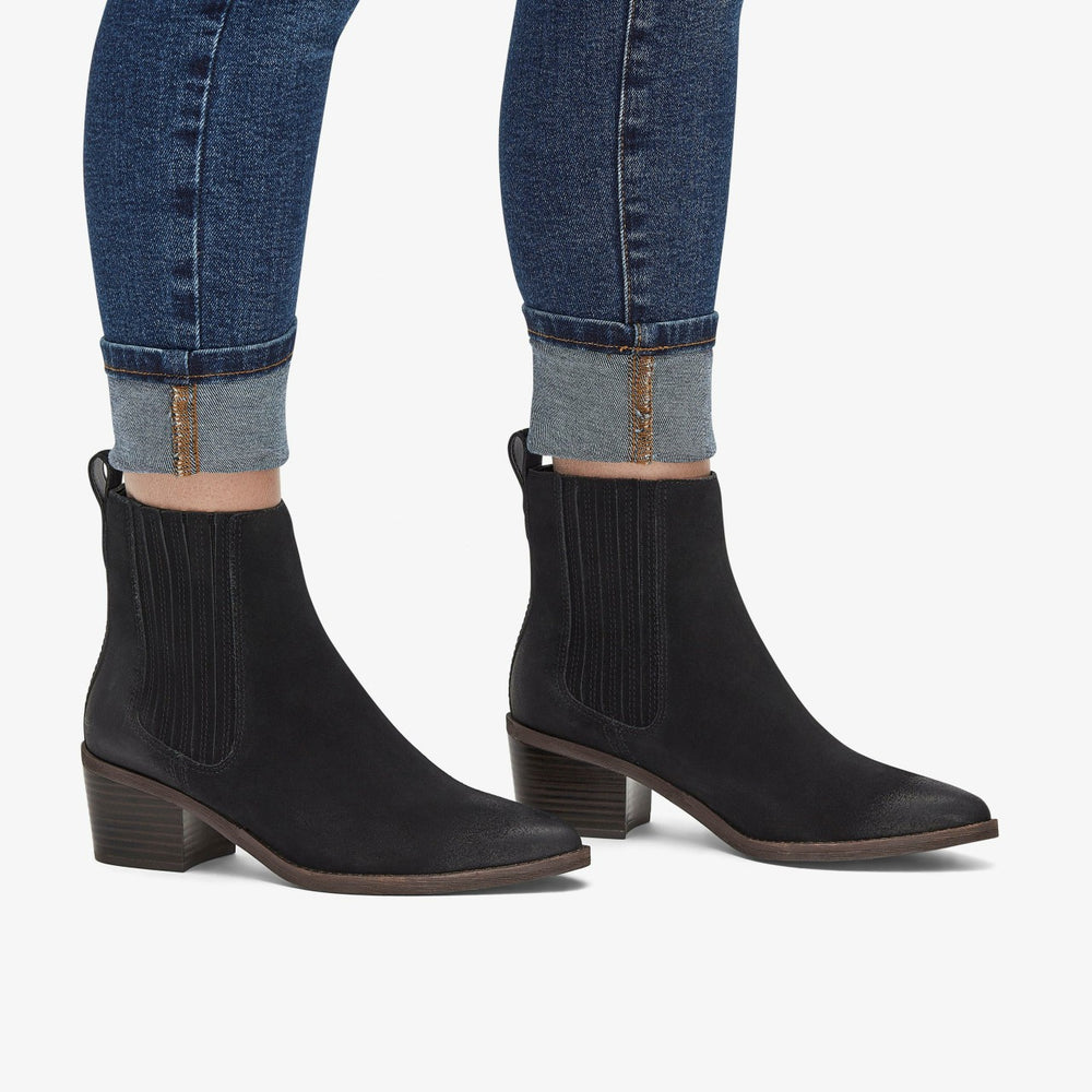 Morzine Top Ankle Boot Black Suede | Clarks US