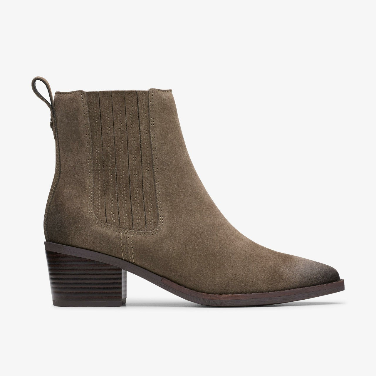 Morzine Top Ankle Boot Mole Grey Suede | Clarks Sale