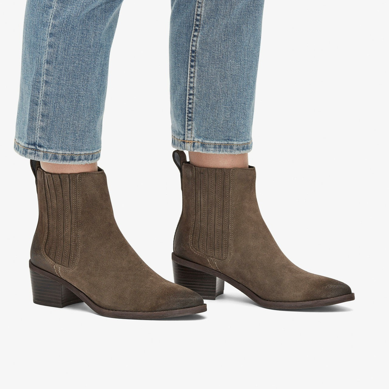 Morzine Top Ankle Boot Mole Grey Suede | Clarks Sale