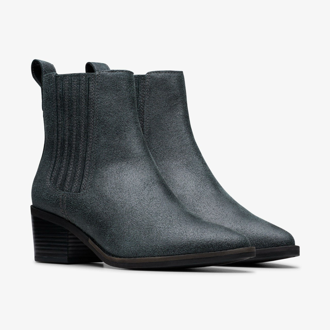 Morzine Top Ankle Boot Pewter Metallic | Clarks For Sale