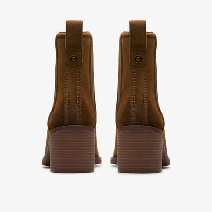 Chamberly Top Walnut Suede | Clarks