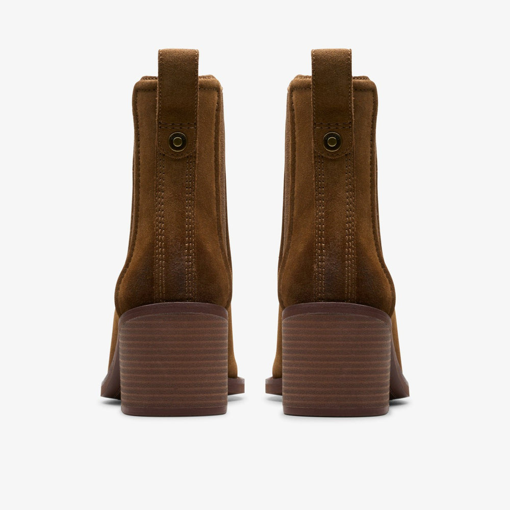 Chamberly Top Walnut Suede | Clarks