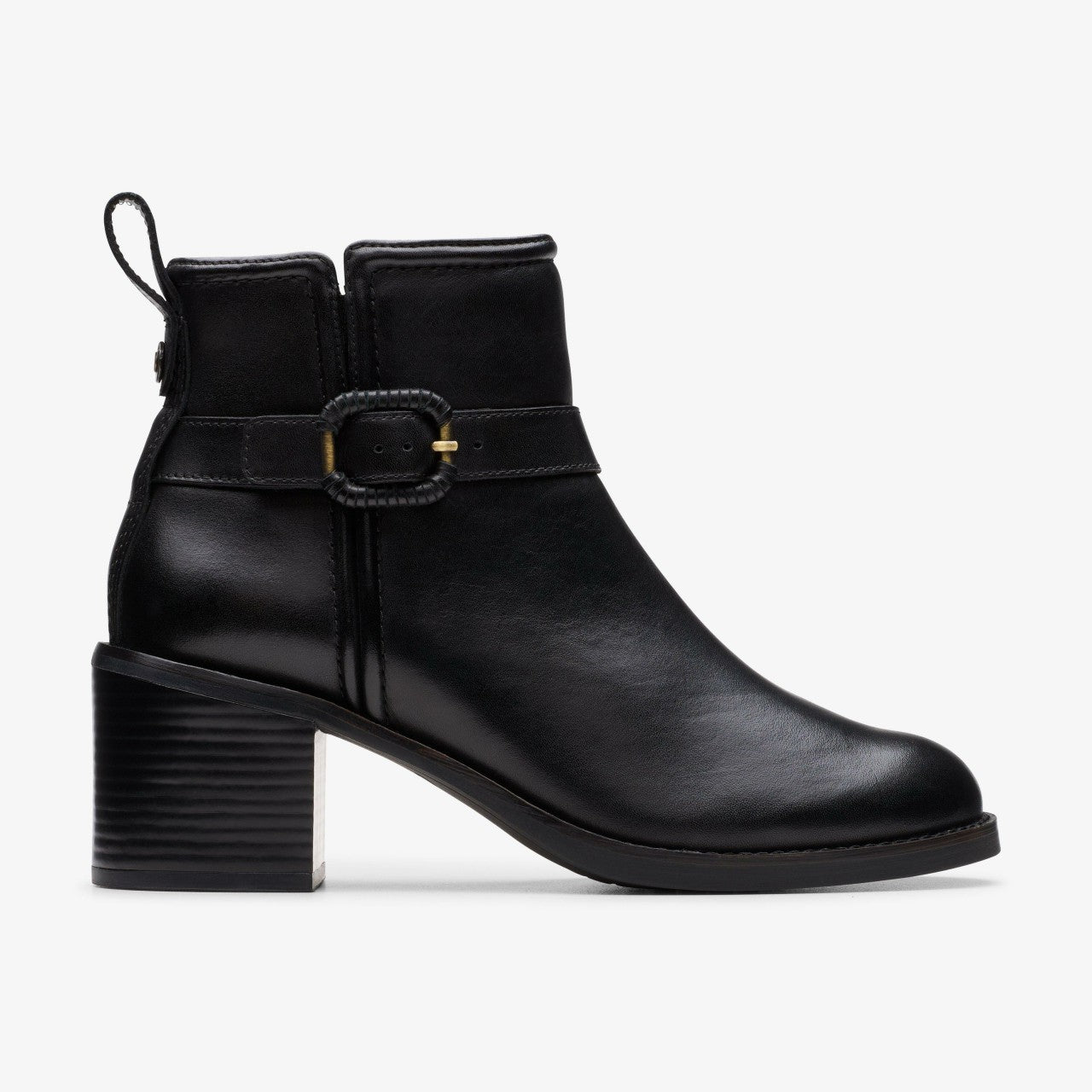 Chamberly Trim Black Leather | Clarks US